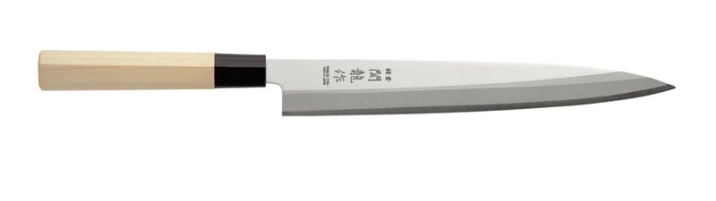HENDI Japanisches Messer Sashimi – Holz hell – 375 mm