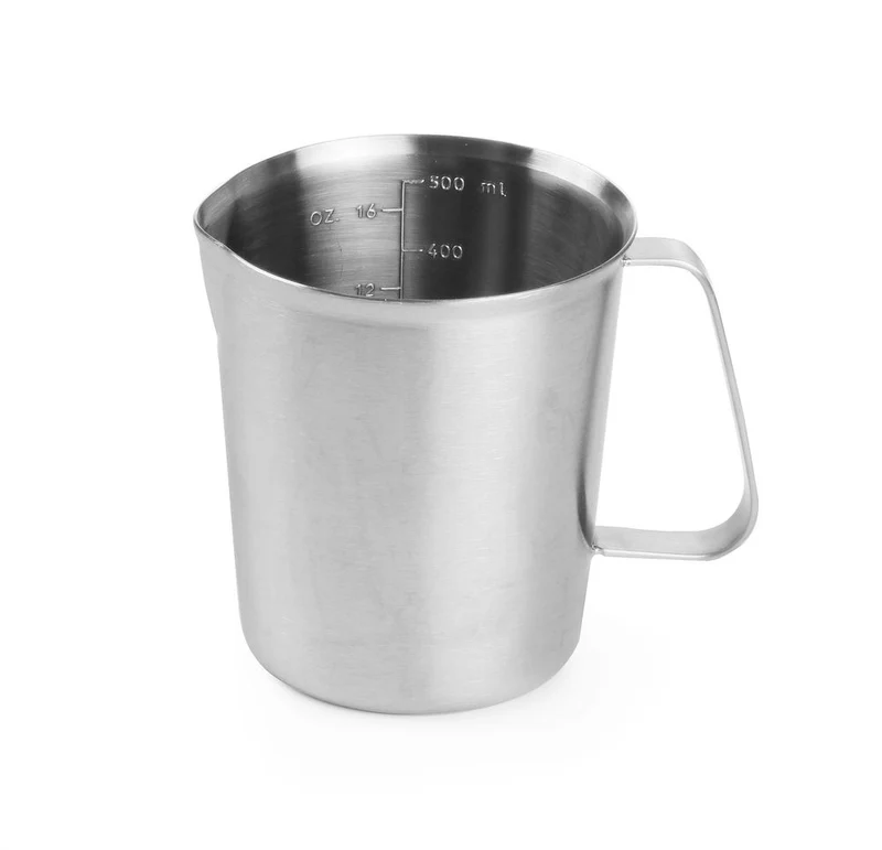 HENDI Messbecher – Edelstahl – 0,5 l – Ø 90 × H 105 mm