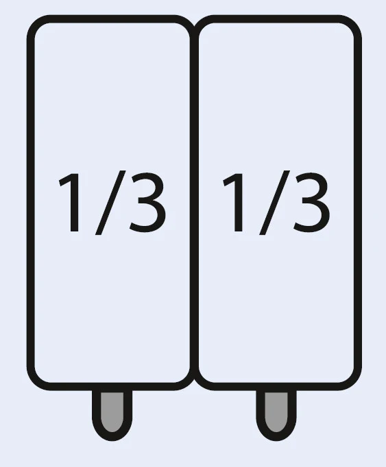 SARO E7/CPCEXC Nudelkorb-Set 2 x 1/3 GN