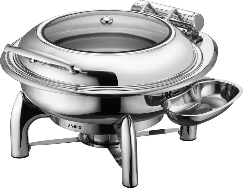 Saro Chafing Dish, rund, Behälter induktionsgeeignet, Modell JESSIE
