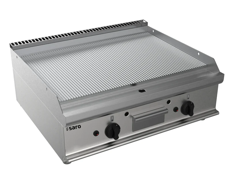 Saro Gas-Griddleplatte Tischmodell E7/KTG2BBR