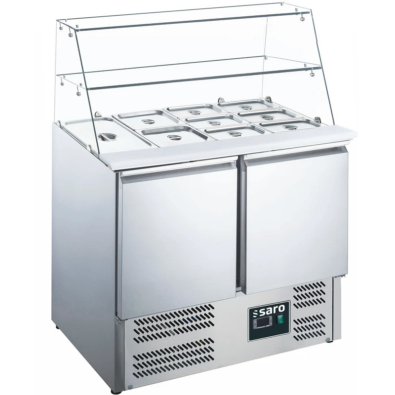 Saro Saladette, 2 Türen, mit Glasaufsatz, Modell ES 900 G