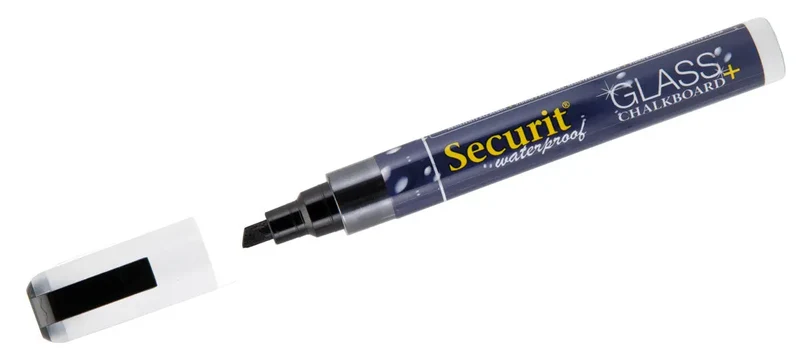 Kreidemarker 2-6 mm SCHWARZ in wetterfester Ausführung