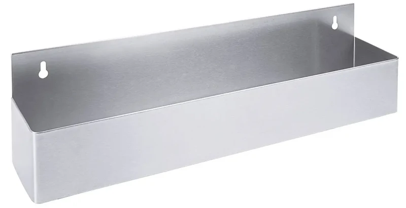 Edelstahl Barregal einreihig 56 cm