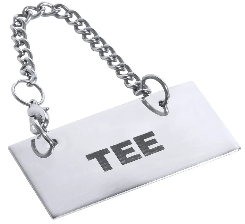 Edelstahl Schild für Kannen: TEE