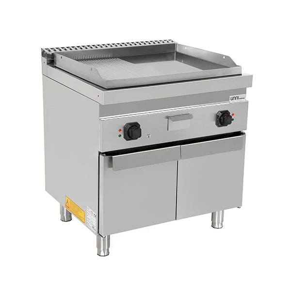 Elektrische Grillplatte – 1/2 Glatt + 1/2 Geriffelt – E70GP20K+GS