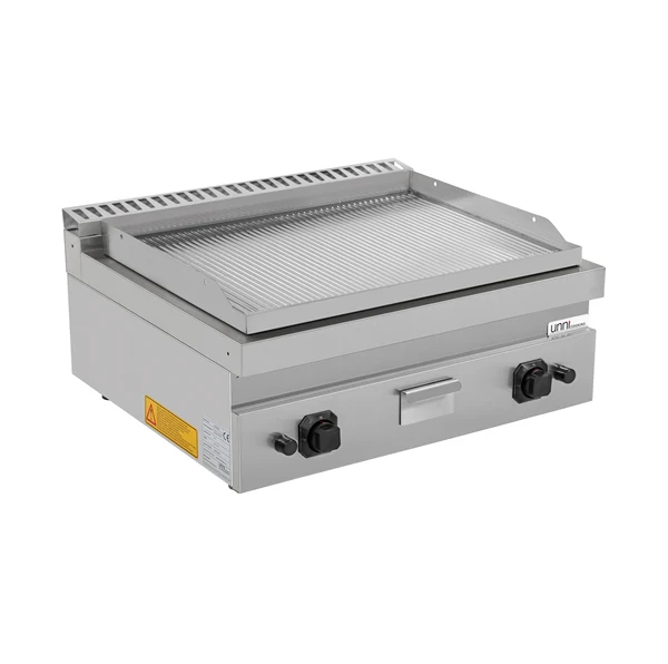 Grillplatte Gas – Gerillt – G70GP20B+G