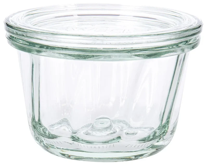 165ml Gugelhupfform mit Glasdeckel 9cm ( 12er Pack )