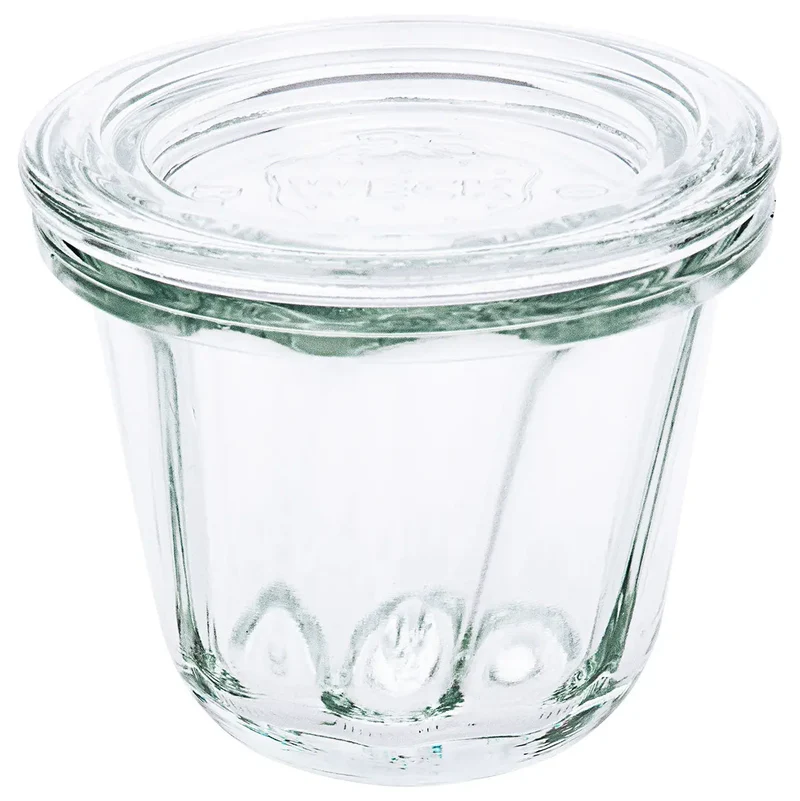 80ml Gugelhupfform mit Glasdeckel 7cm ( 12er Pack )
