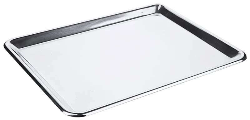 Edelstahl Ausstelltablett 33 cm