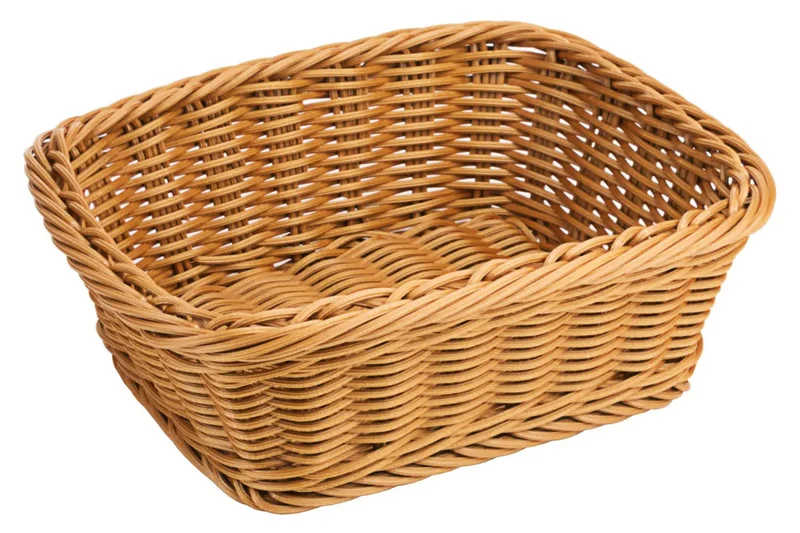 Polykorb eckig 23 cm braun