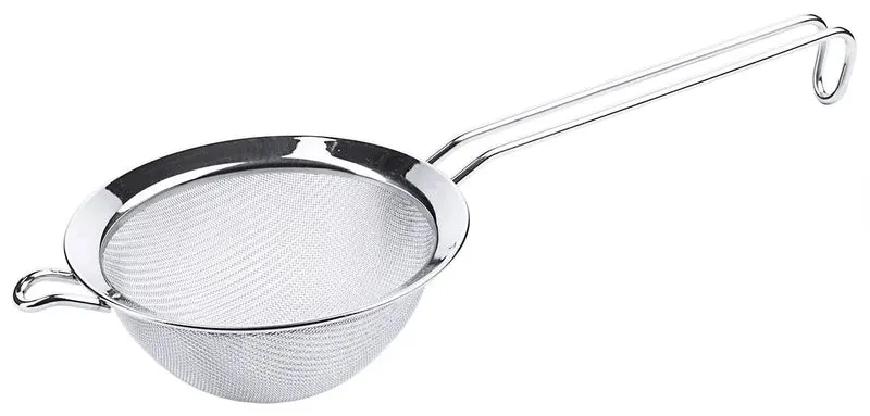 Edelstahl Passiersieb extrafein rund 12,5 bis 18 cm