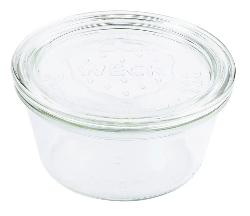 Weck Sturzglas 290 ml mit Deckel RR100 6er Pack