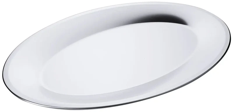 Edelstahl Buffet-Platte oval 42 cm