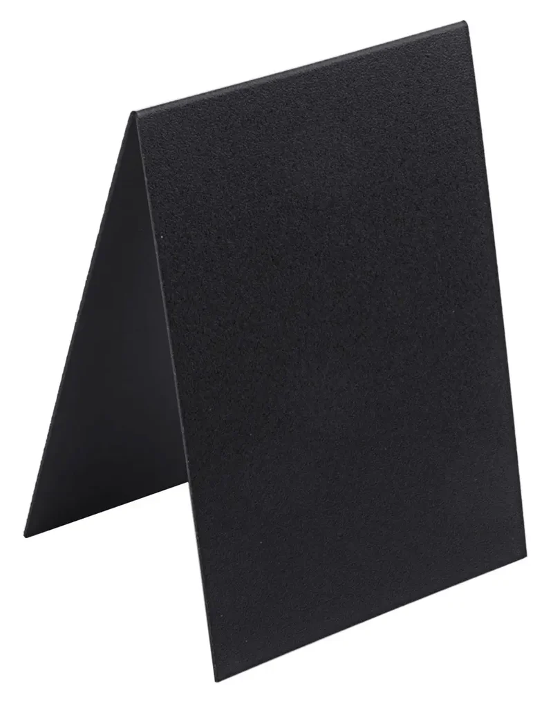 Dach-Aufstellertafel A7 hoch schwarz beschreibbar