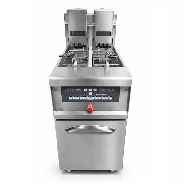 DuoLift Pro Digital Fritteuse – 2×13,5 L – Automatischer Korbheber