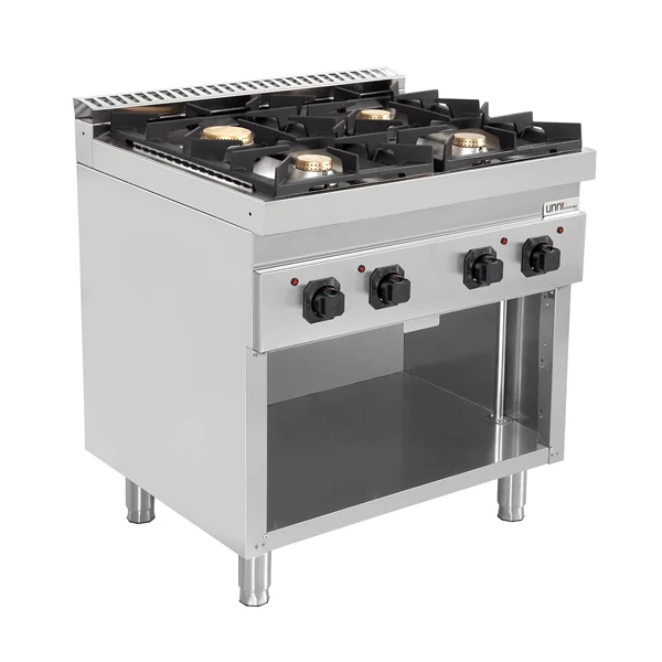 Gas stove without doors – 28.5kW – 4 Burners – G70C20