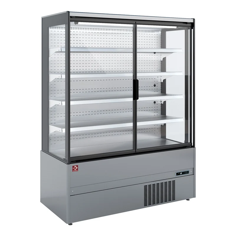Wand-Kühlmöbel, Selbstbedienung, Flügeltüren - FULL INOX - MML13-FX