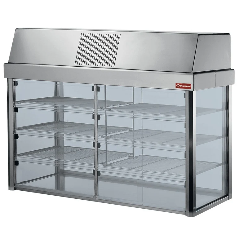 Kühlvitrine mit Boden zum Aufstellen (für Element 3 GN 1/1) - IN/VTAF12-R2
