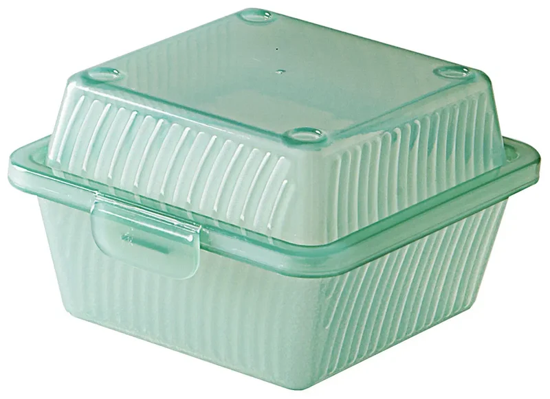Eco-Takeouts Behälter grün für Hamburger 12 x 13 x 8 cm 24er Pack
