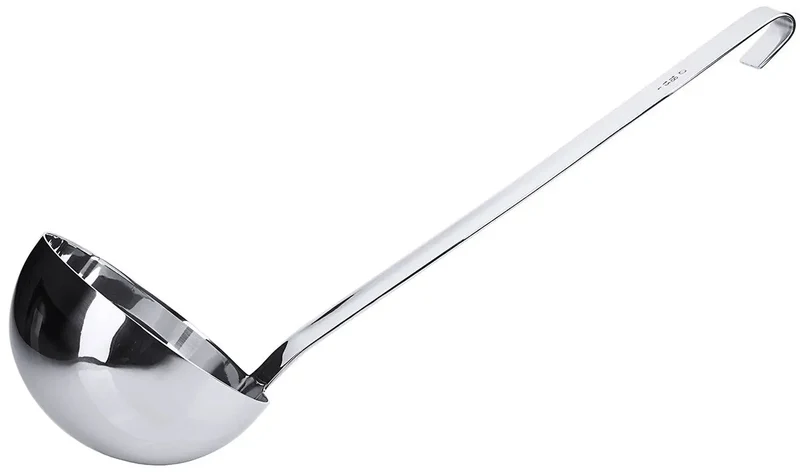 Edelstahl Schöpfkelle 18 cm Stiellänge: 47 cm