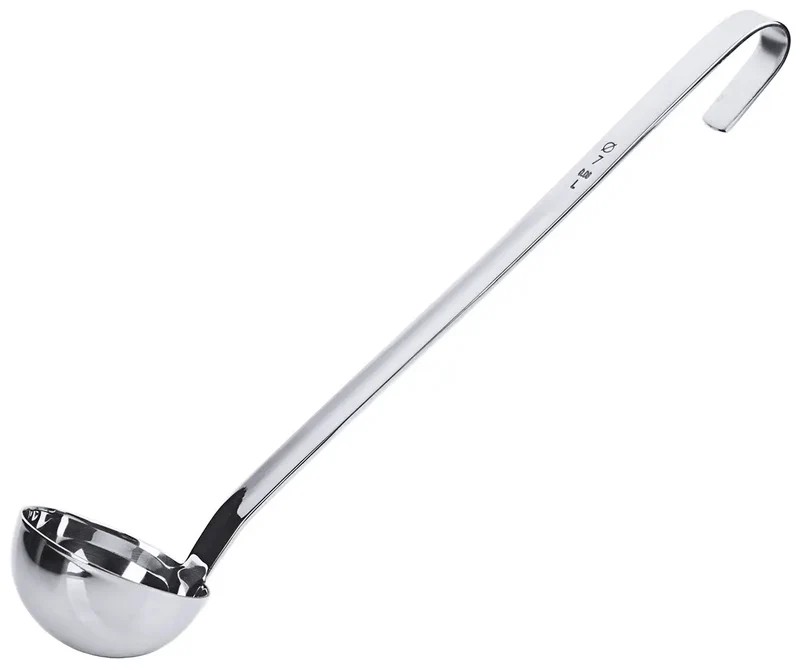 Edelstahl Schöpfkelle 7 cm Stiellänge: 29 cm