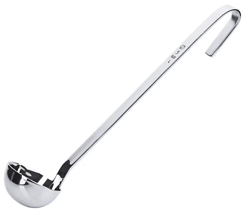 Edelstahl Schöpfkelle 5 cm Stiellänge: 22 cm