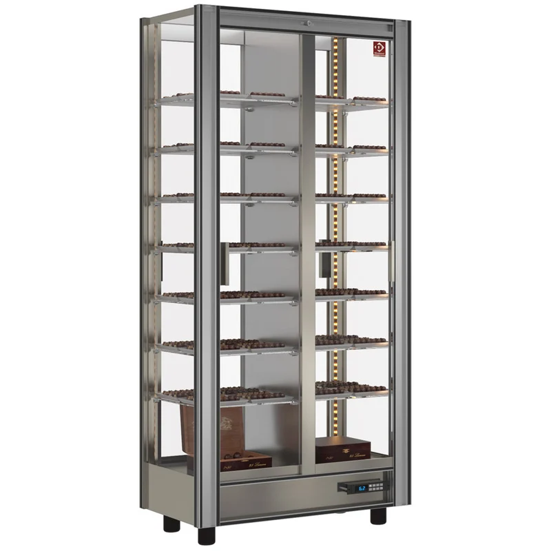 Kühlvitrine für Schokolade Lt. 530 - durchgehend - anpassbar - GCC-1/TR-R2