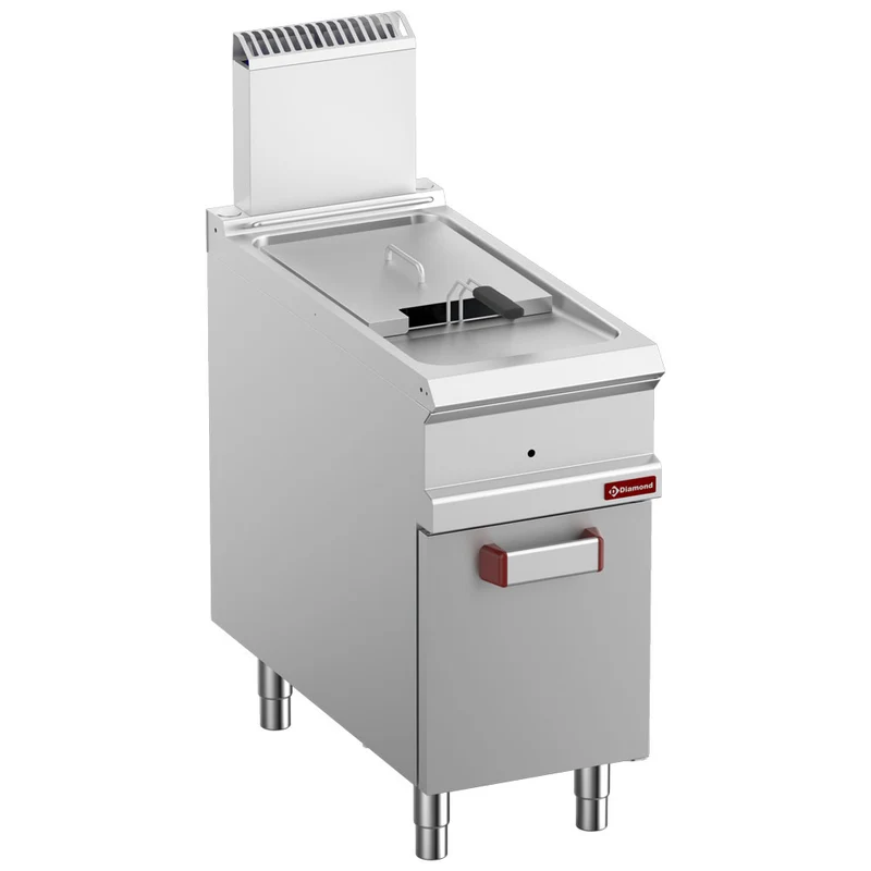 Gasfritteuse 1 Becken 18 Lit. (18 kW), auf Unterschrank - G9/F18A4-N