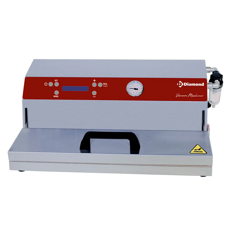 Vakuum-Maschine Inox, Pumpe 32 L/Min., Schweißen 430 mm (dpp. geschweißt) - VAX/45-DSL