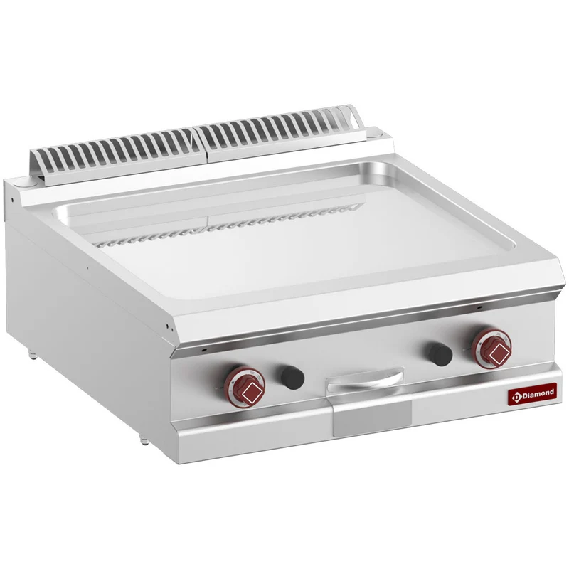 Gas-Grillplatte, glatt, hartverchromt, Modul 1/1 -Top- - G7/PLCD7T-N