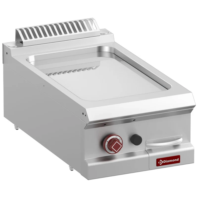 Gas-Grillplatte, glatt, hartverchromt, Modul 1/2 -Top- - G7/PLCD4T-N