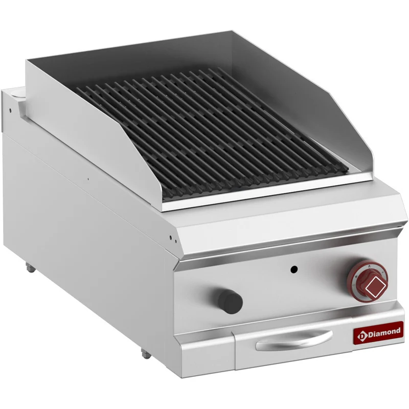 Lavasteingrill, Modul 1/2, Rost aus Eisen "doppelseitig" -Top- - G7/GPL4T-ZN
