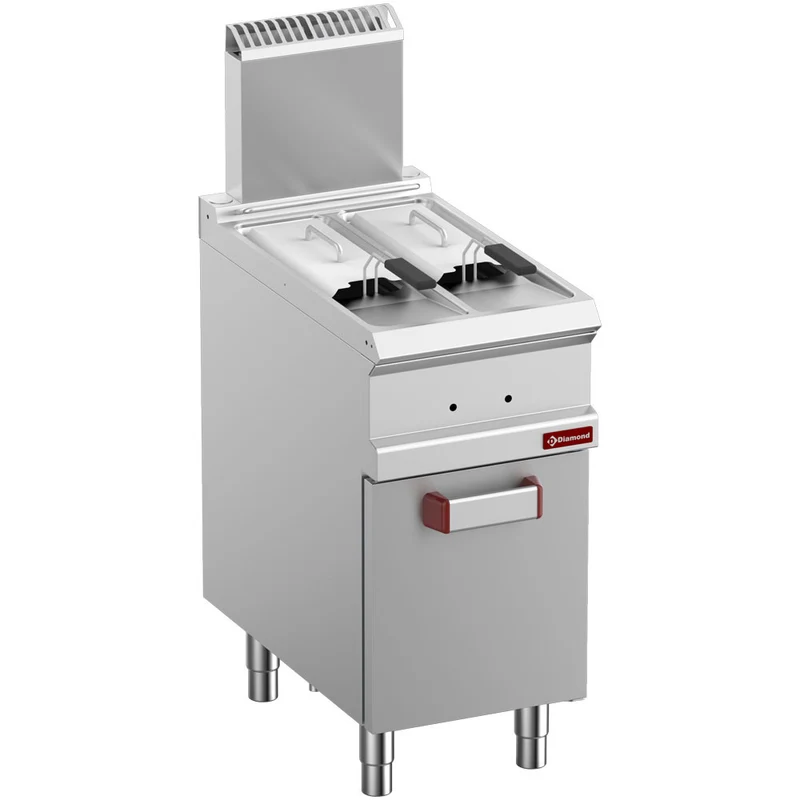Gasfritteuse, 2 Becken, 7 Liter auf Unterbau - G7/F2V7A4-N