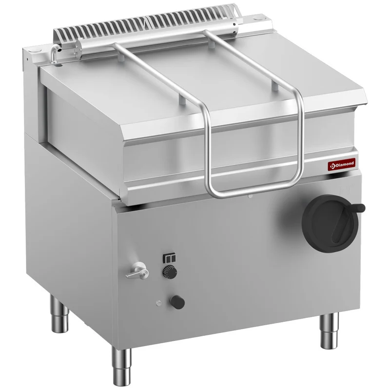 Gas-Kippbratpfanne, Edelstahlbecken, 60 Liter - G7/BRI8-N