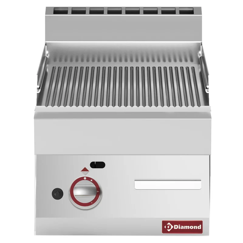 Gas Grillplatte, gerillt -Top- - G65/PR4T-N