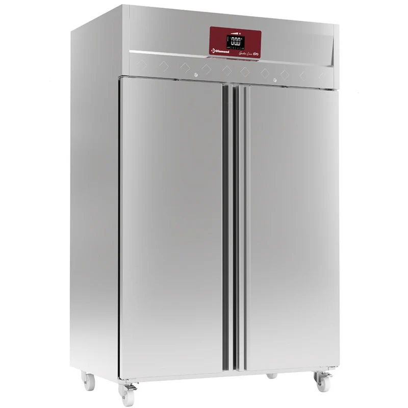Umluftkühlschrank 1400 Liter 2 Türen GN 2/1, Auf Rädern - ID140/R9