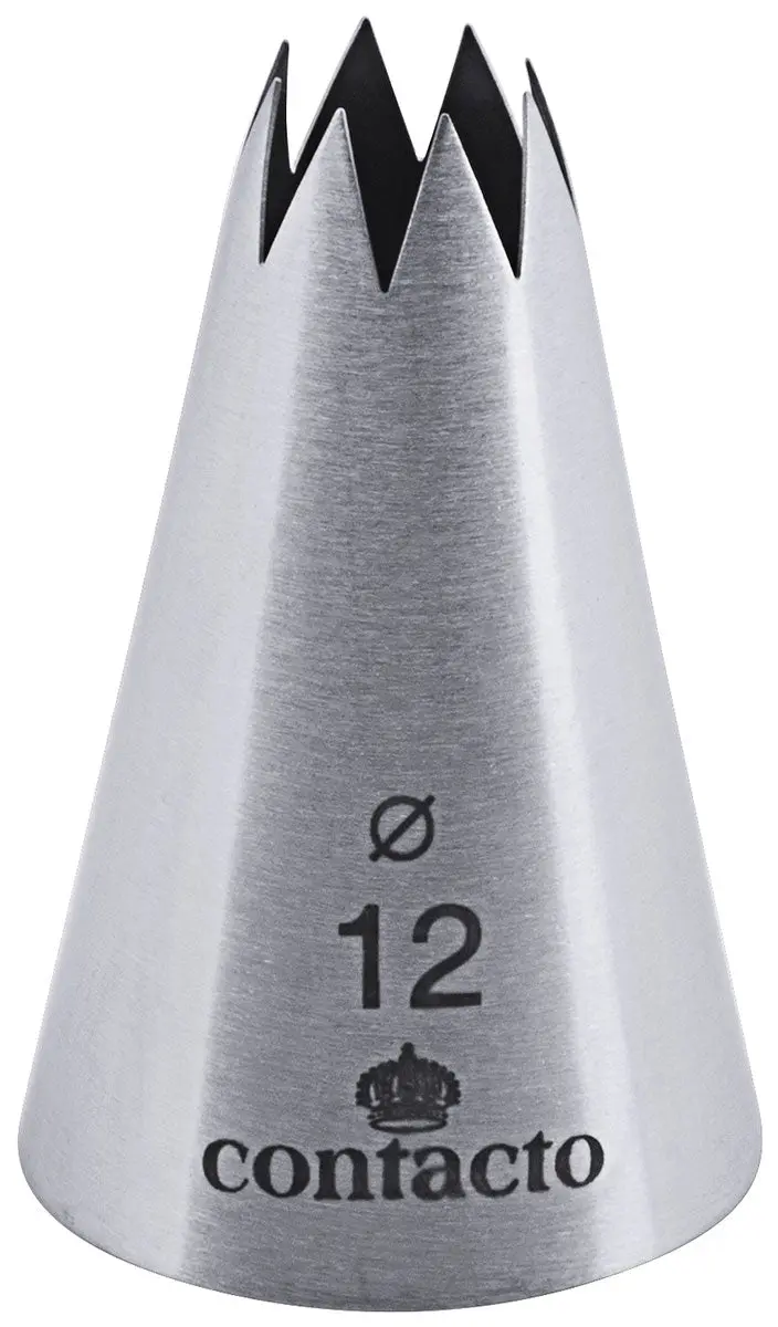 Edelstahl Sterntülle 12 mm