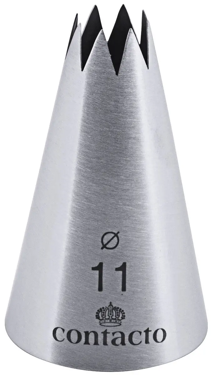 Edelstahl Sterntülle 11 mm