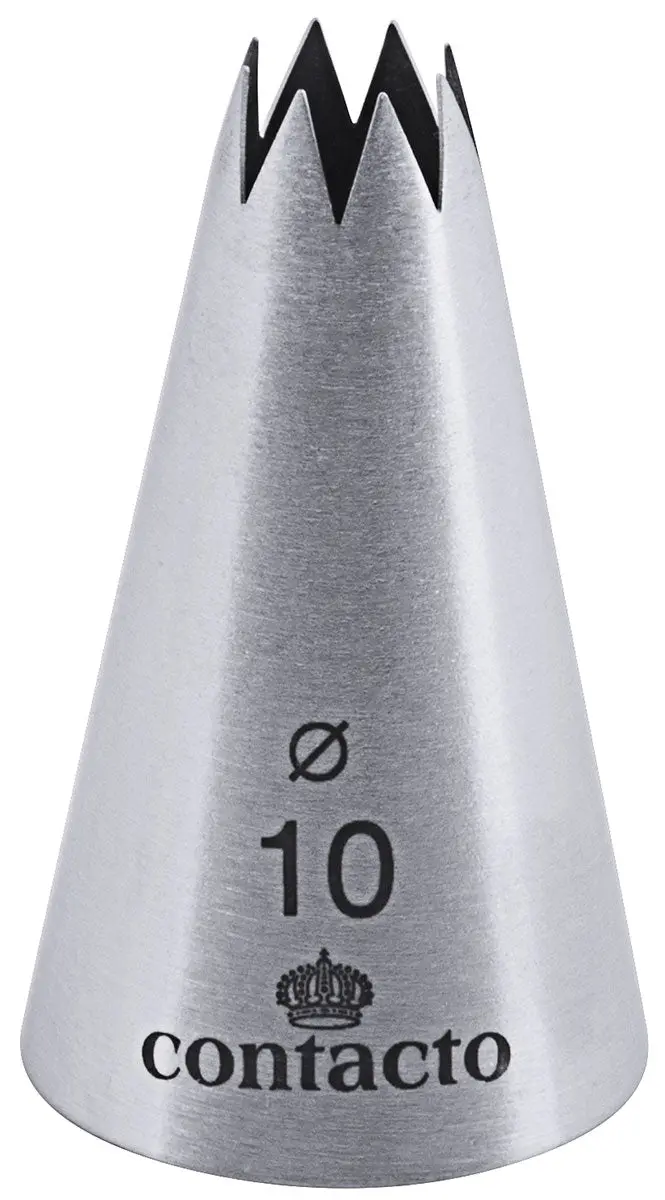 Edelstahl Sterntülle 10 mm