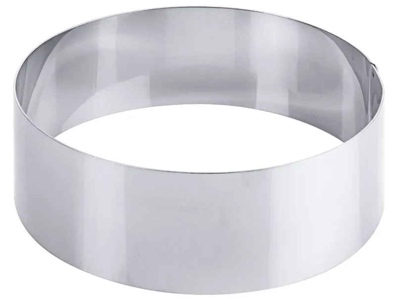 Edelstahl Tortenring 18 cm