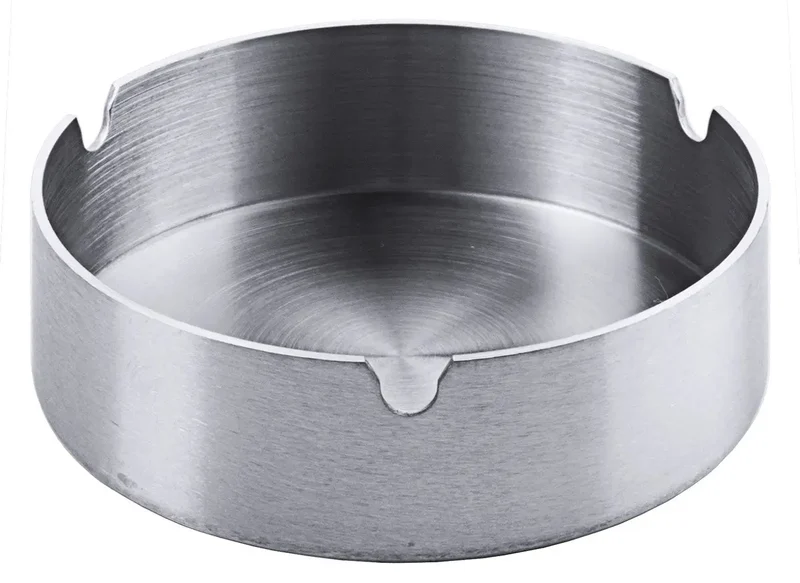 Edelstahl Aschenbecher 10 cm ( 1 Stück )