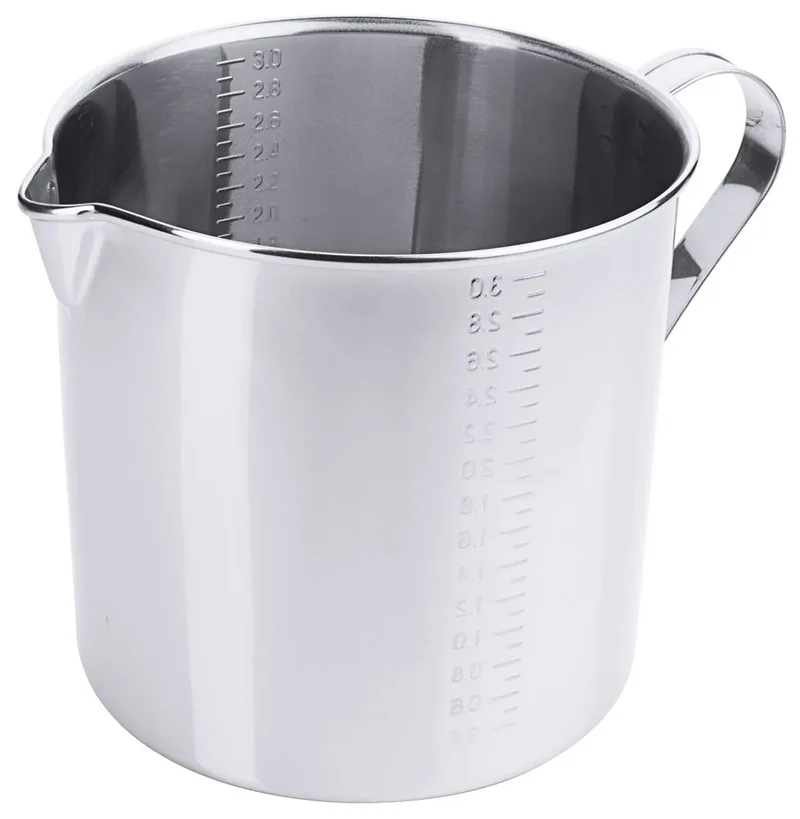 Edelstahl Messbecher zylindrisch 3,2 l