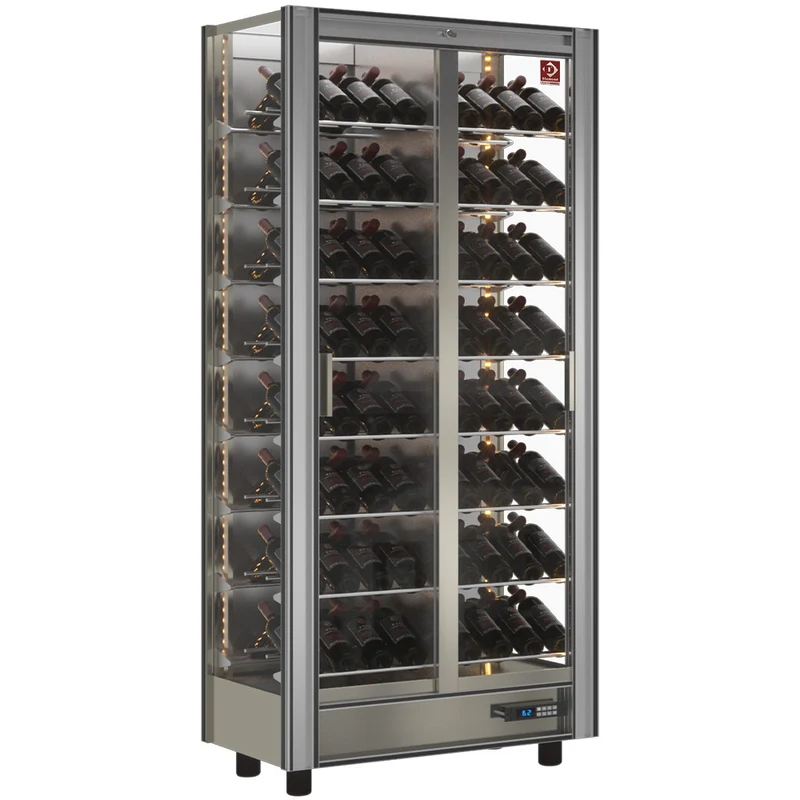 Weinkühlvitrine Lt. 530 - anpassbar - GVV-2-R2