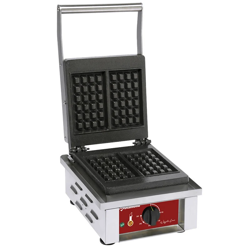Elektr. Waffeleisen 2 STK. "Modell Liege 4x6" - GL-4X6/N