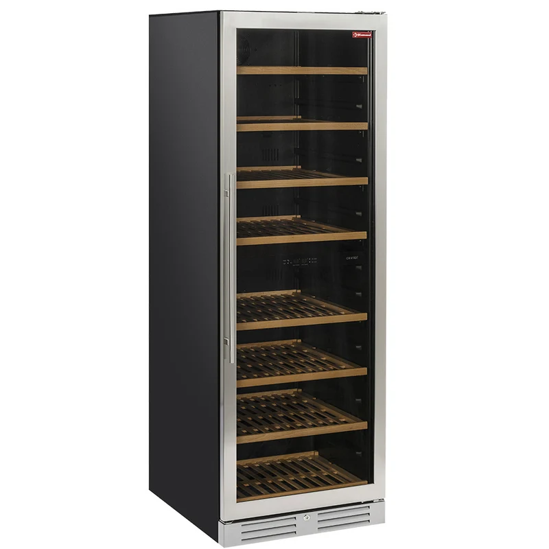 Weinkühlschränke, Edelstahltür, 470 Lt., 2 T Grad - SCHWARZ - WCB/38-T2