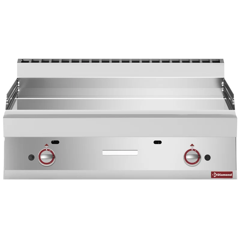 Gas Grillplatte, EXTRA BREIT glatt verchromt - G65/PLCD10T-N