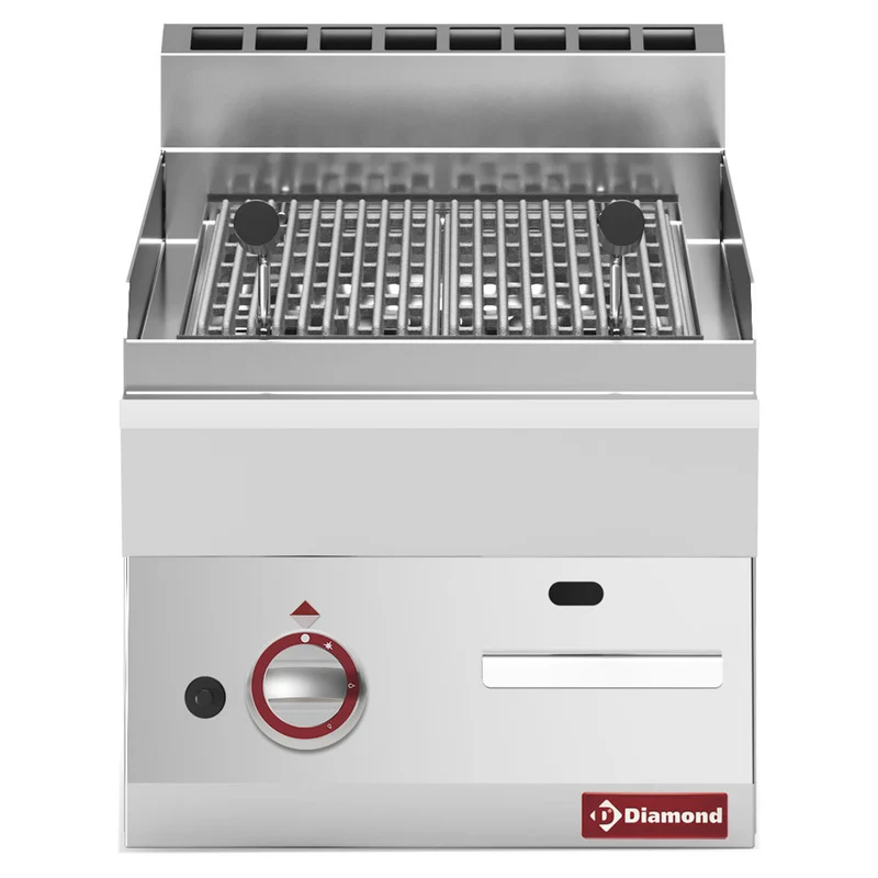 Gas Lavasteingrill, Rost aus Gusseisen -Top- - G65/GPL4T-N