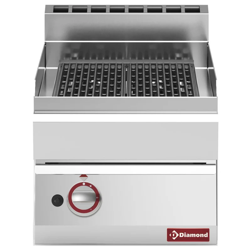Lavasteingrills mit Grillrost aus Gusseisen -Top- - G65/GGF4T-N