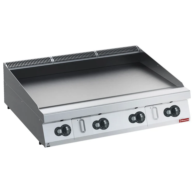 Gas Grillplatte HP, glatt, nitro chrom -TOP- - G22/PLNC12-HP